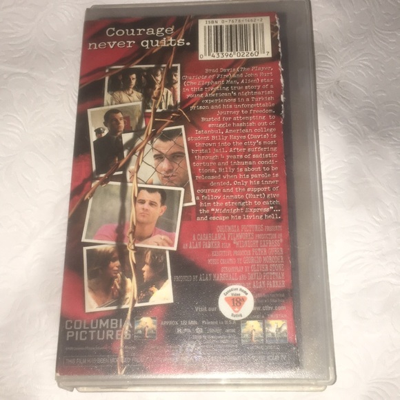Midnight Express 1978 VHS#02260 Movie Remastered Collector’s Edition 121 Minutes - Picture 2 of 8